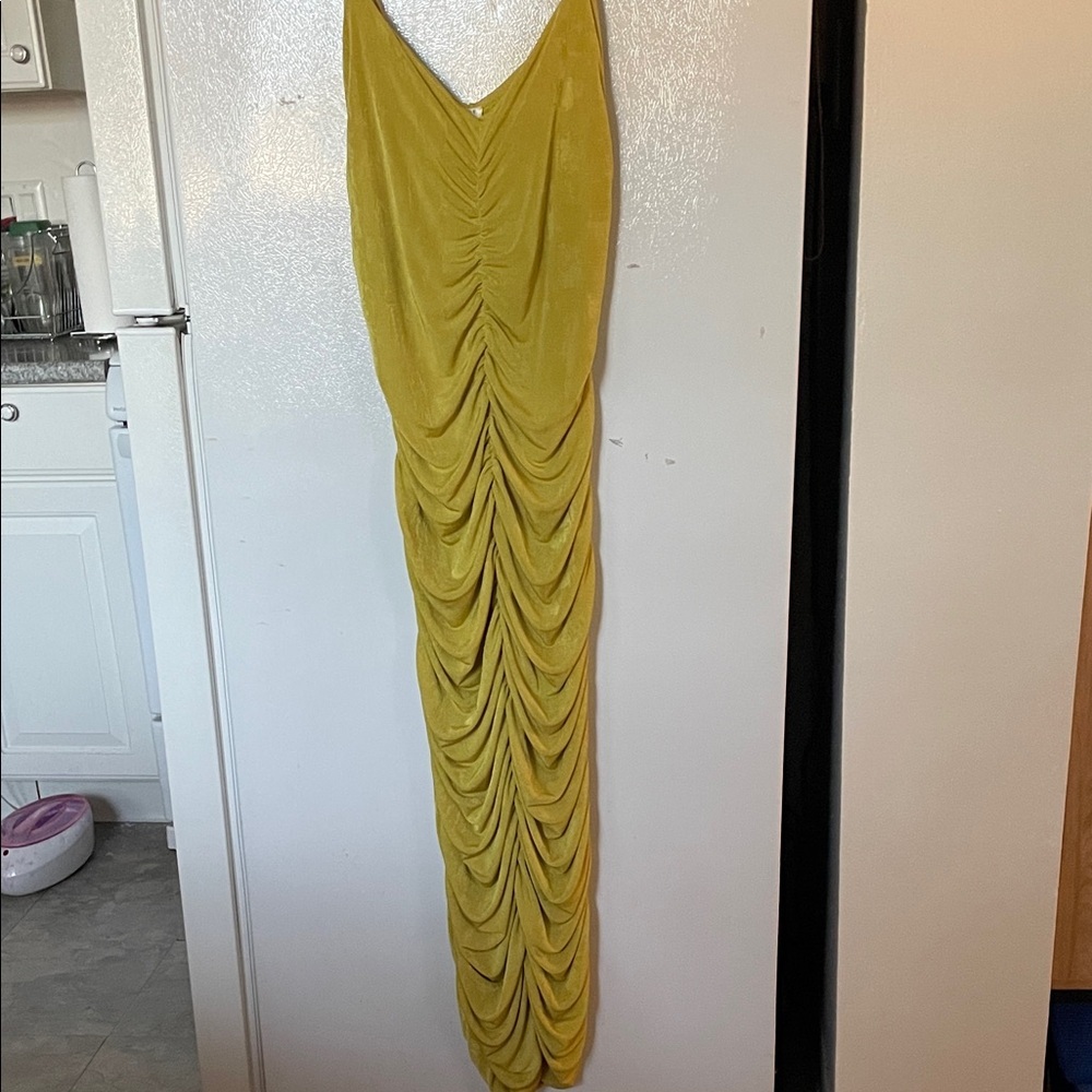 Curvy‎ Sense 2X Ruched Dress NWOT